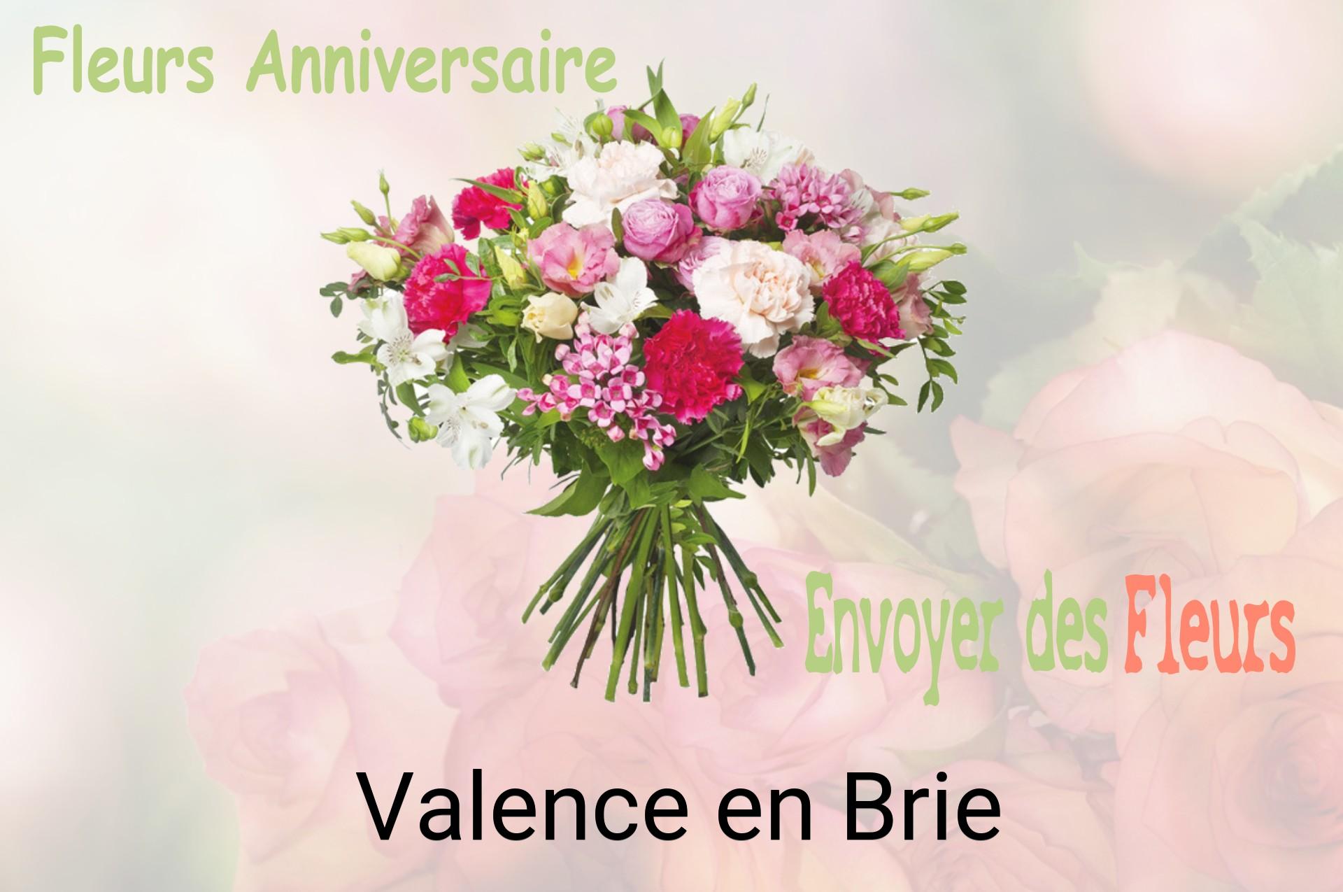 Bouquet de fleurs d’anniversaire livré à Valence-en-Brie