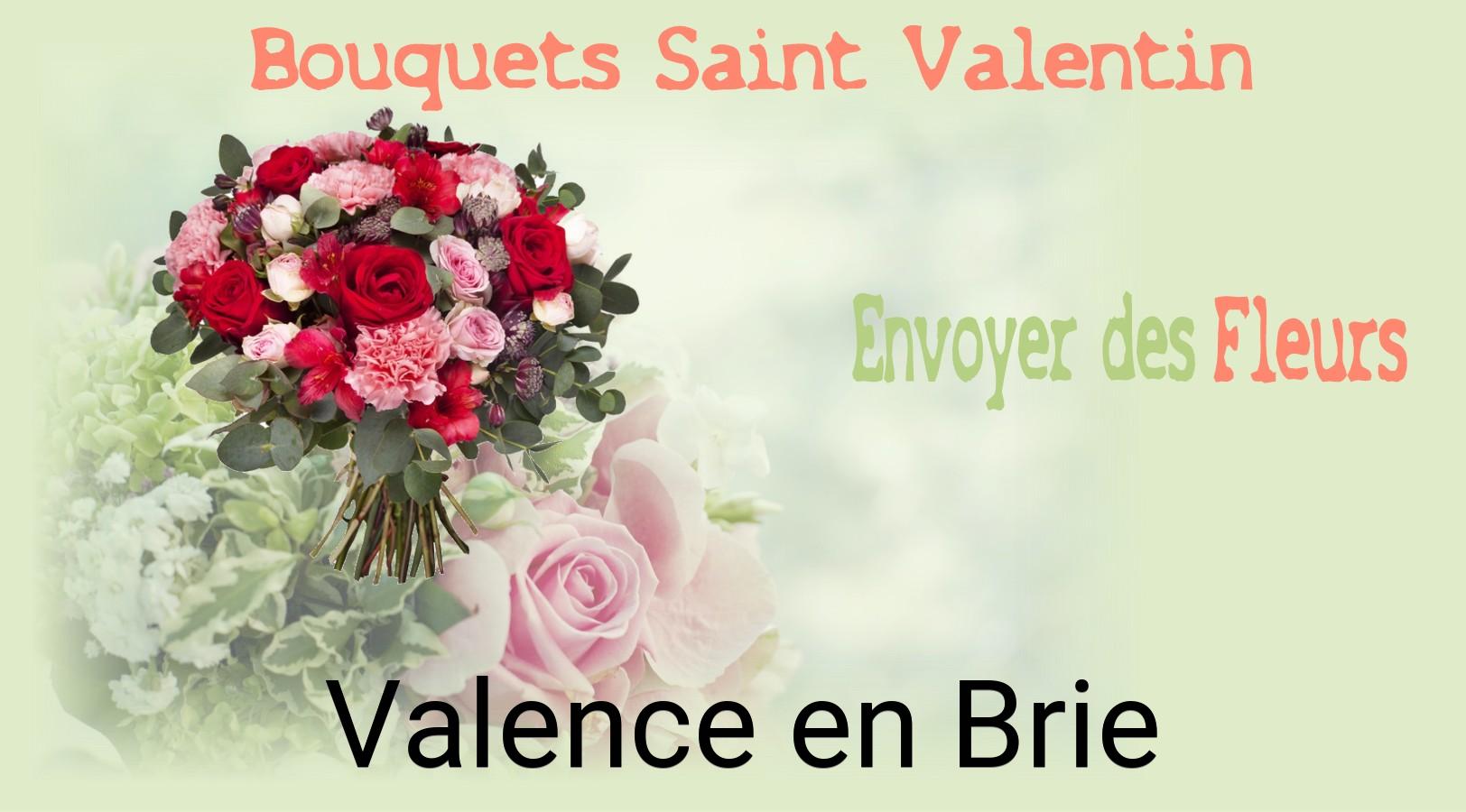 Roses de Saint-Valentin livrées à Valence-en-Brie